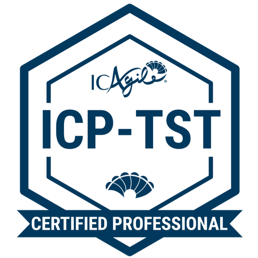 ICAgile Certified Professional - Agile Testing logo