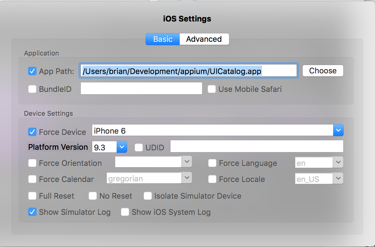 Ios setting. IOS settings. Appium Inspector. App Path Keys. Appium Inspector IOS class Chain.